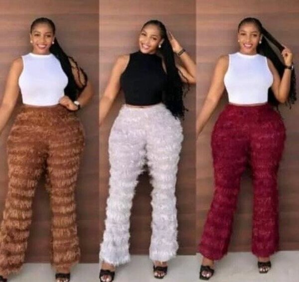 Pantalons évasés élégants