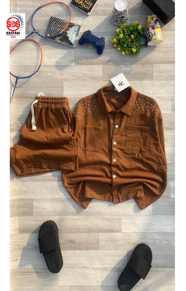 Ensemble homme chic marron