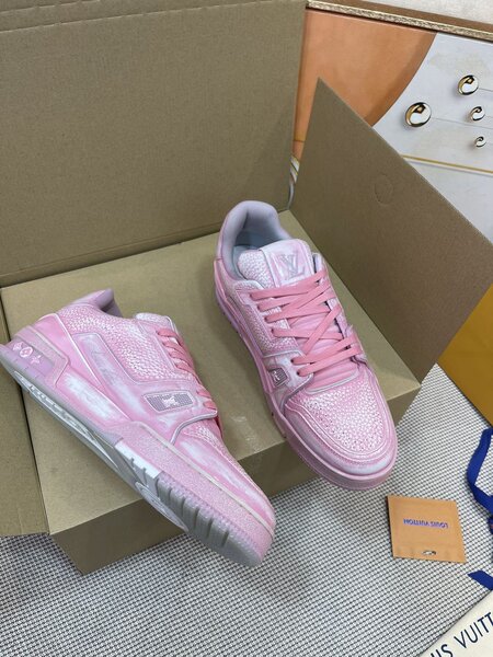 Baskets roses tendance