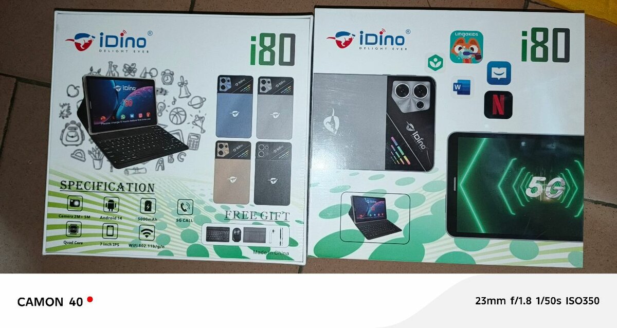 Tablette Idino i80  clavier