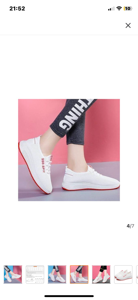 Baskets blanches stylées