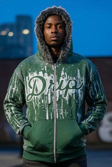 Veste à capuche tendance homme