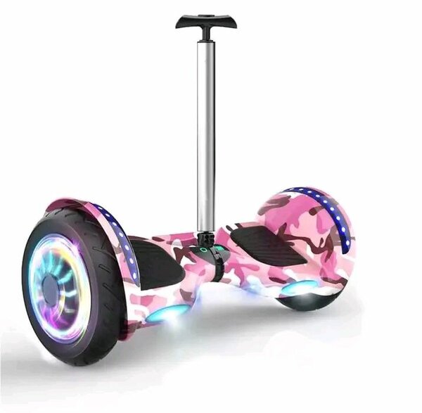 Hoverboard avec LED et guidon