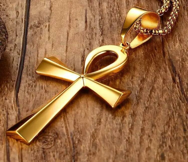 Pendentif Ankh Doré