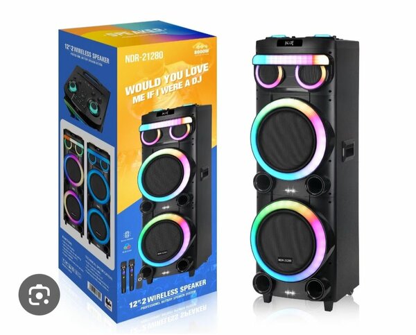 Enceinte Bluetooth DJ LED