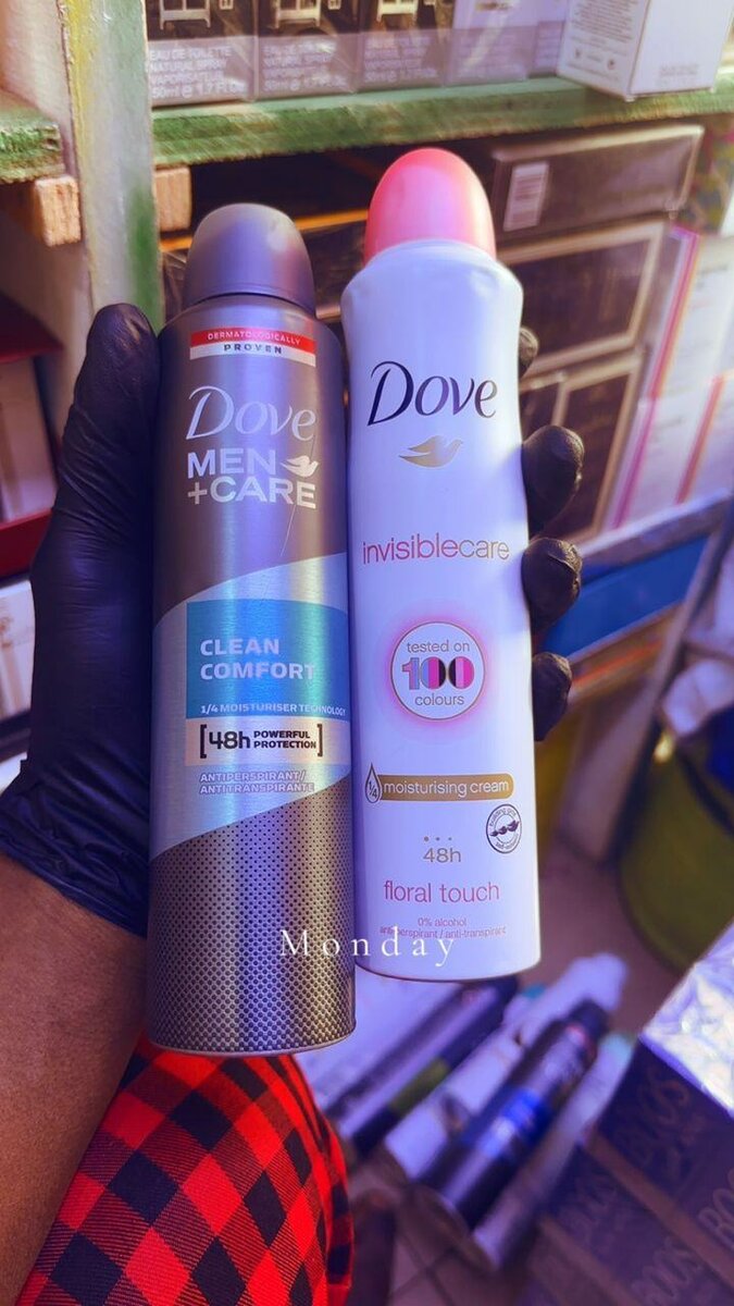 Déodorants Dove Homme et Femme