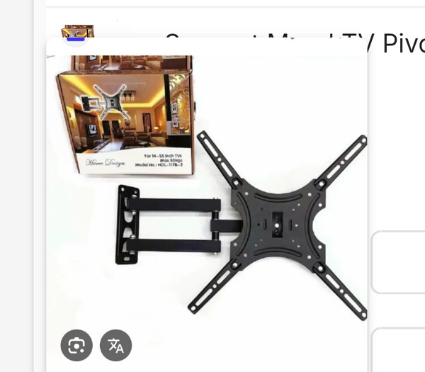 Support TV mural pivotant