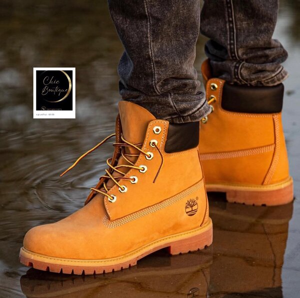 Bottes en cuir imperméable