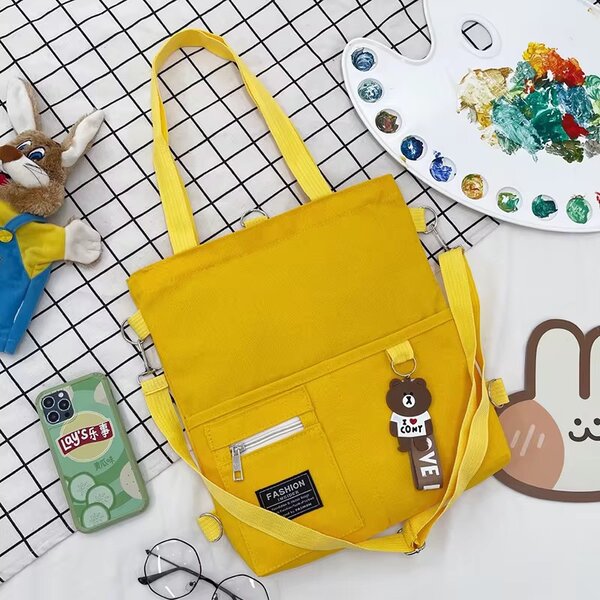 Sac à main jaune moderne