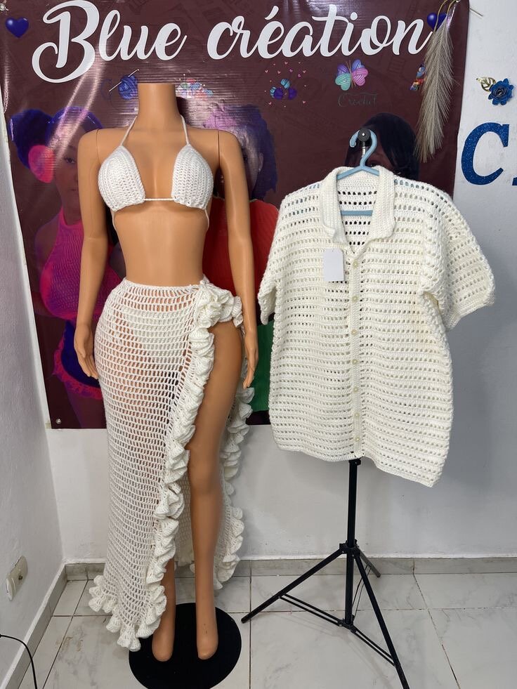 Ensemble Crochet Unique et Coloré
