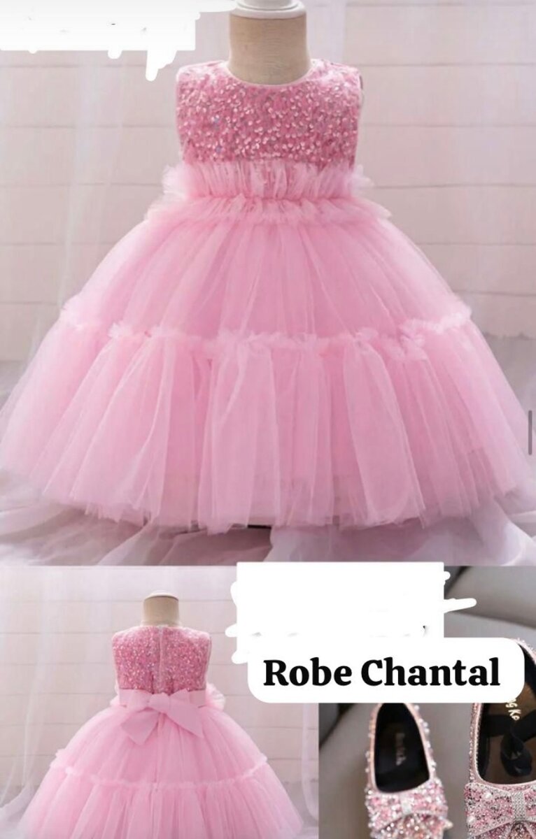 Robe de soirée enfant tulle
