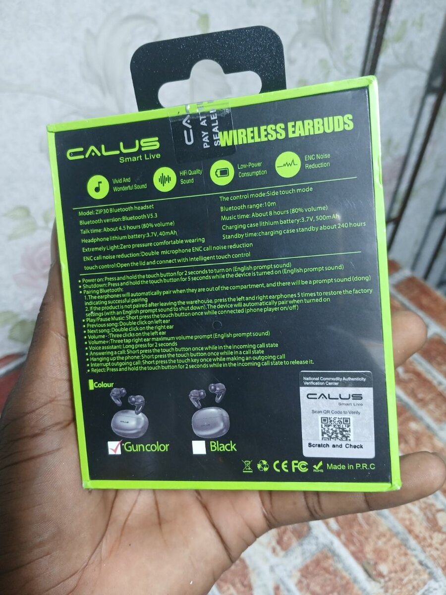 Écouteurs sans fil Calus ZIP 30