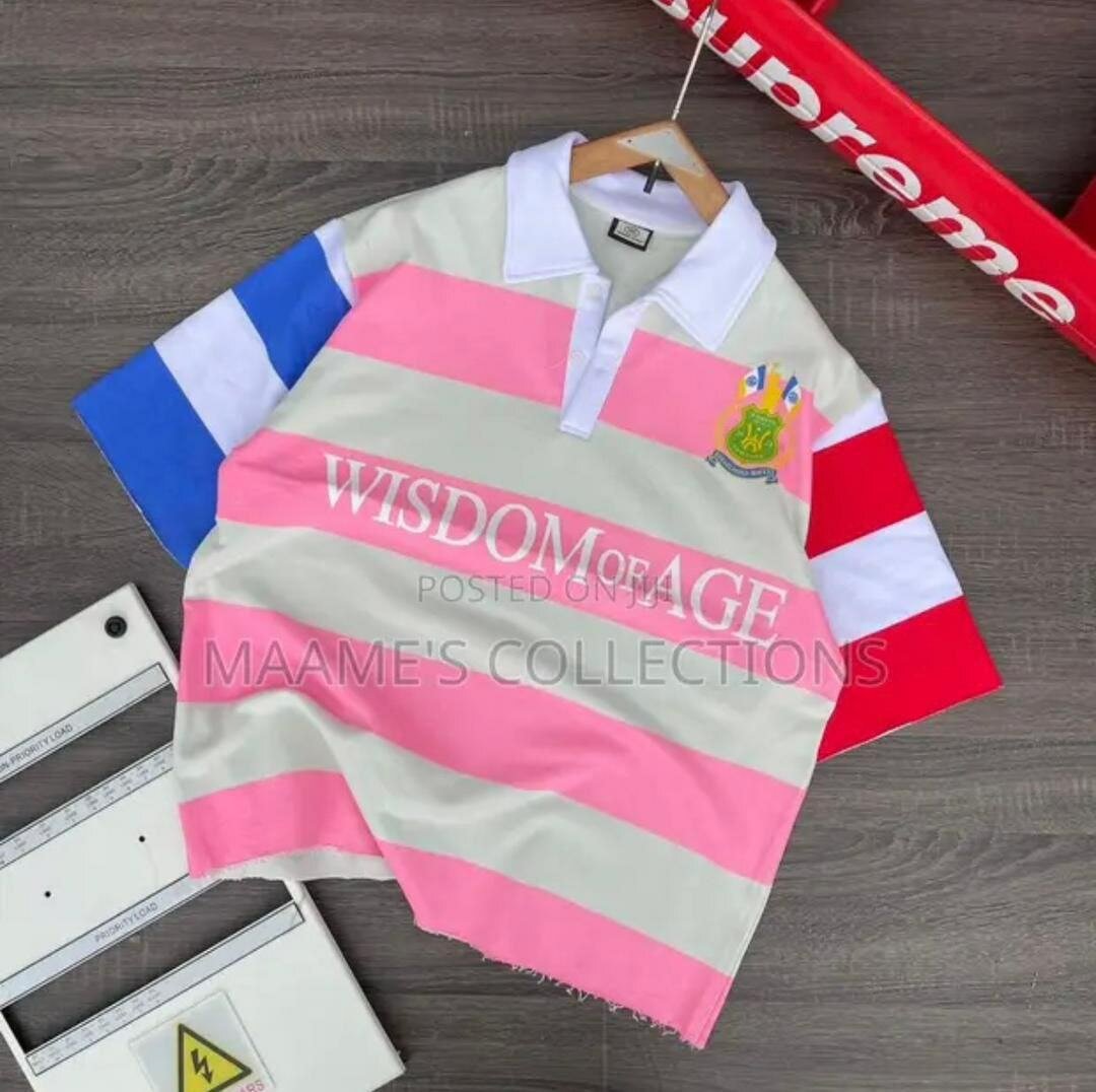 Chemise Rugby Rayée Multicolore