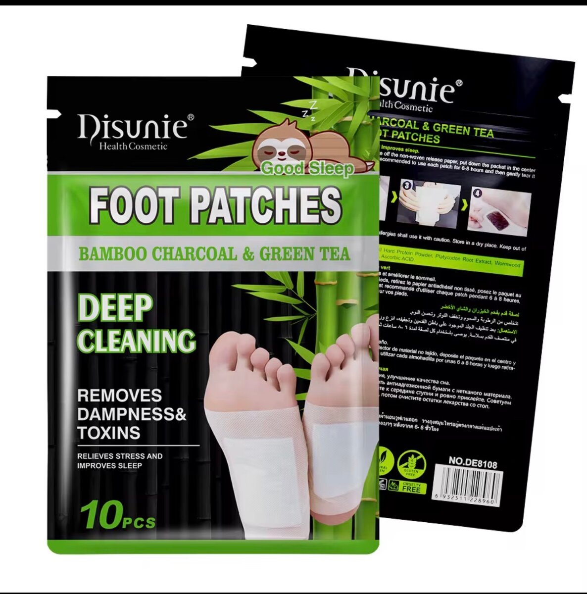 Patchs Detox Pieds Charbon