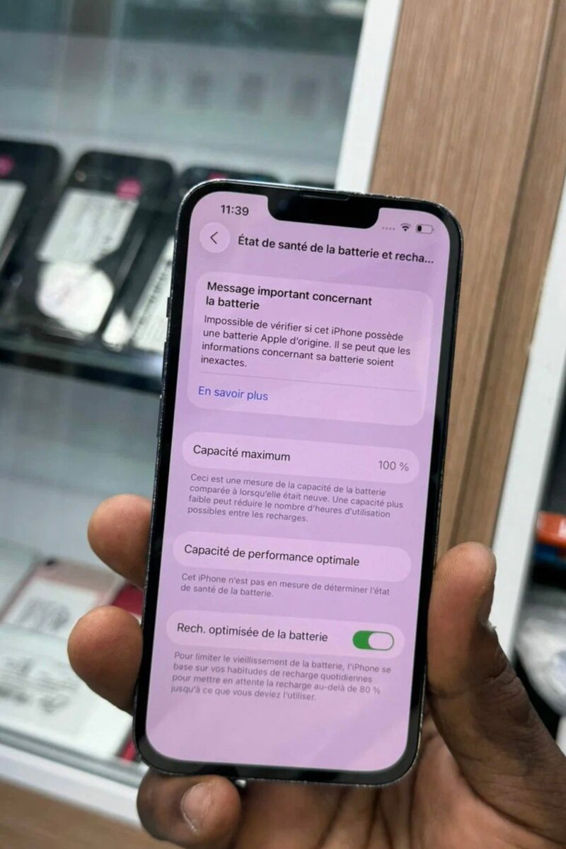 iPhone Bleu État Neuf