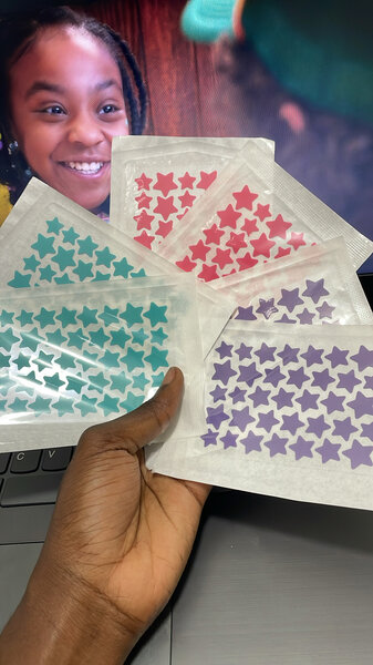 Patch anti-acné étoilé