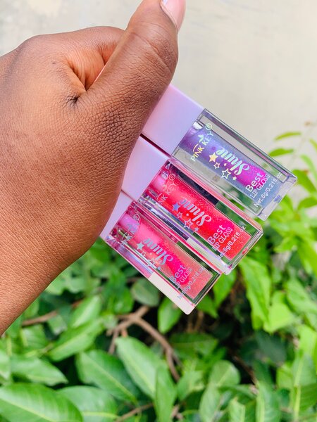 Gloss  Pink Key pailleté