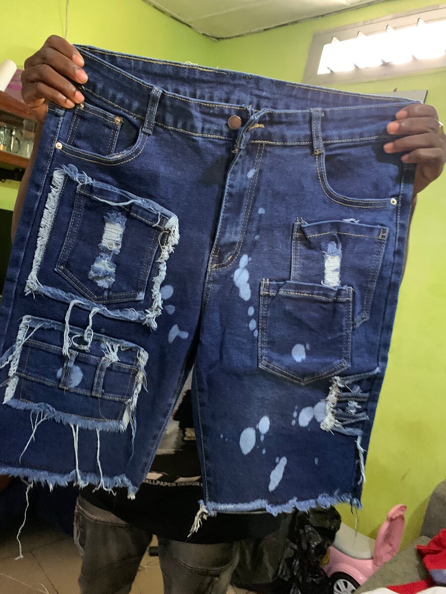 Shorts en jean décontractés