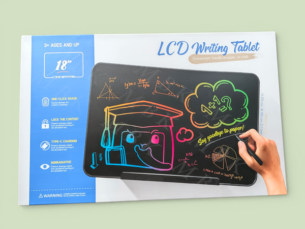 Tablette d'écriture LCD 18'' pour enfants