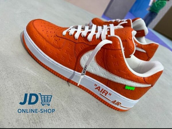 Chaussures Air Force 1 Orange