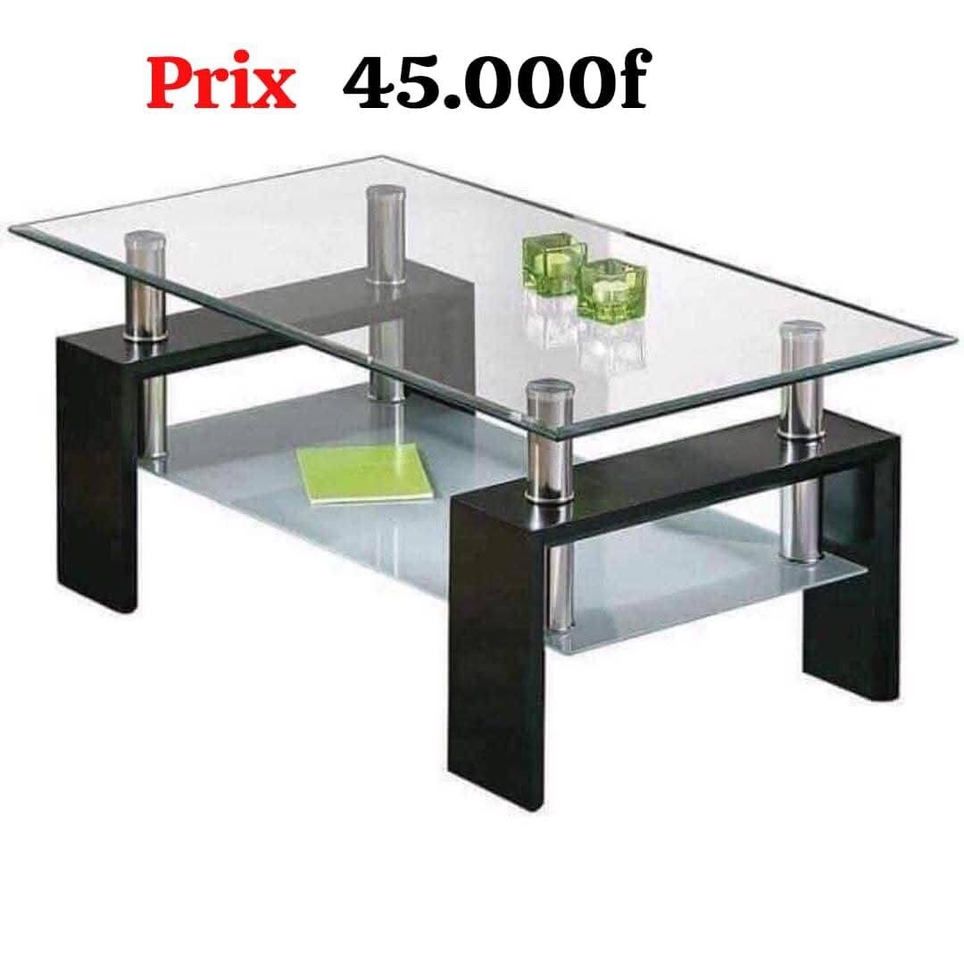 Table basse en verre moderne
