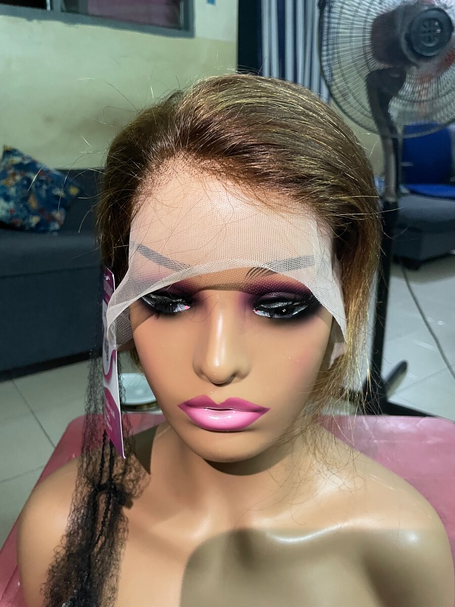 Perruque Lace Front Châtain