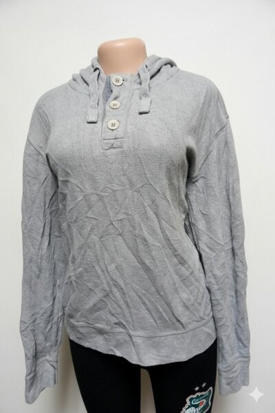 Sweat à capuche gris