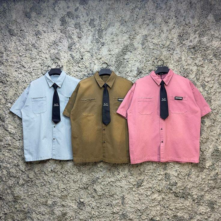 Chemises décontractées multicolores