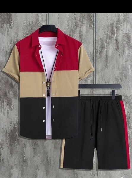 Ensemble homme short et chemise