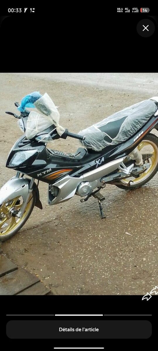 Moto KTM X4 sportive