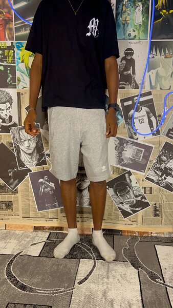 Shorts gris décontractés