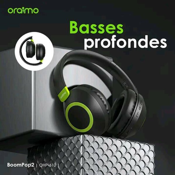 oraimo BoomPop2S Casque Bluetooth