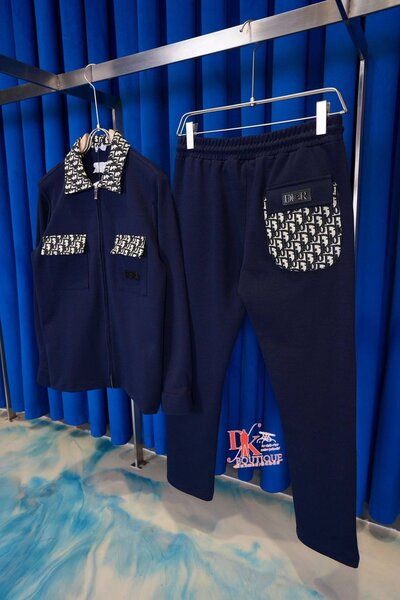 Ensemble de sport bleu homme