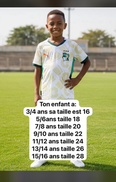 Maillot de football enfant