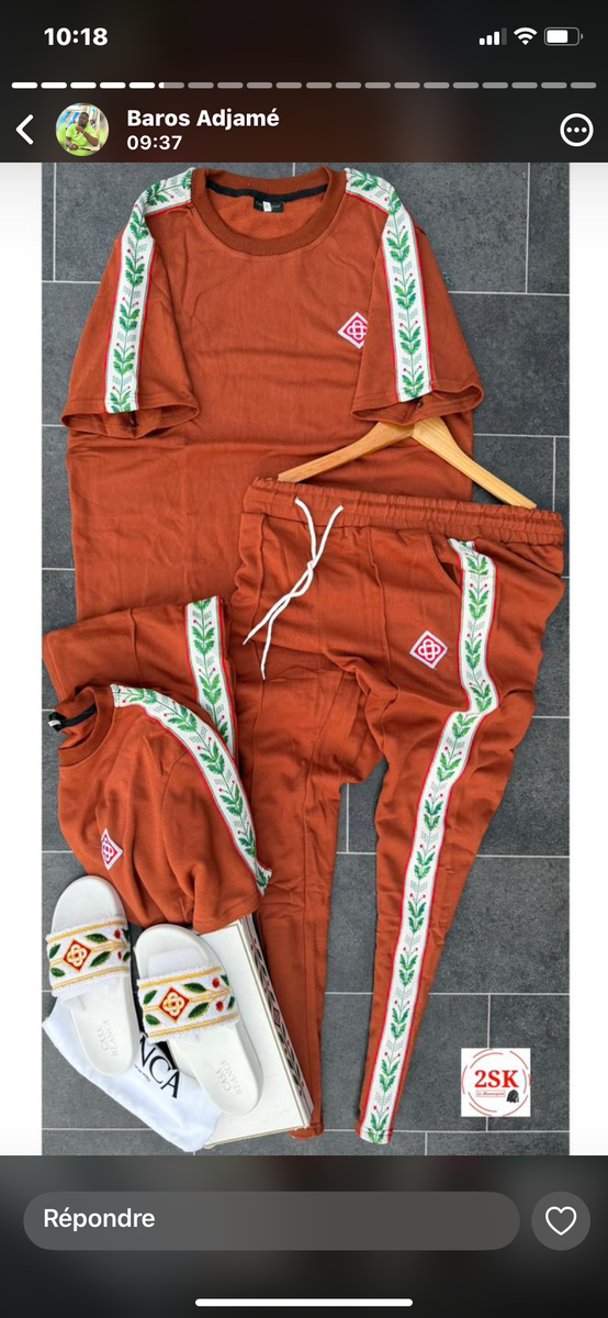 Ensemble confortable unisexe