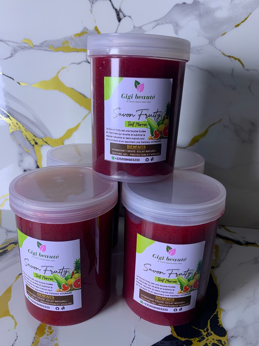 Savon  Exfoliant teint marron