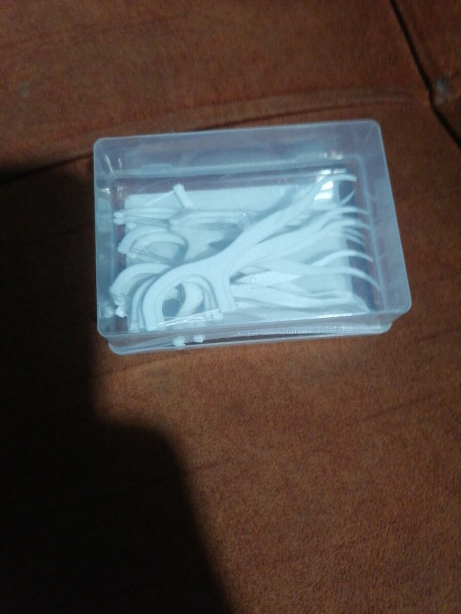 Cure-dents en fil dentaire