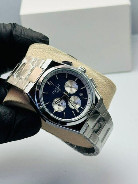 Montre chronographe acier homme