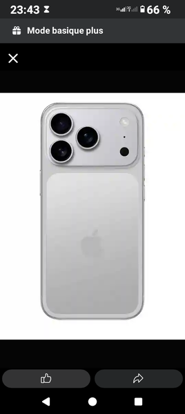 iPhone 17 Pro Argent