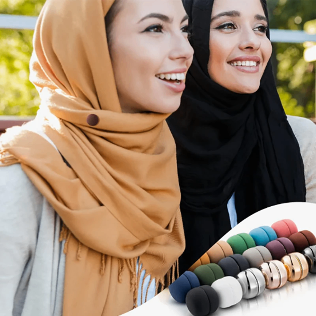 Aimants Hijab colorés