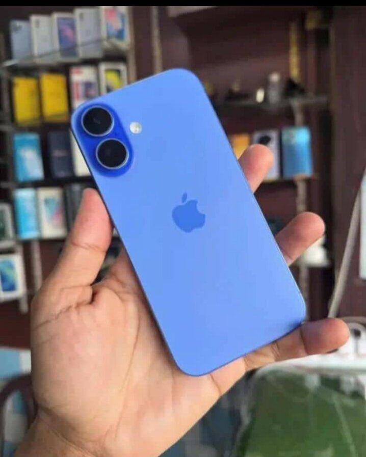 iPhone Bleu Électrique