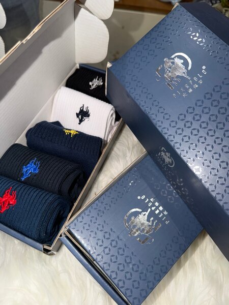 Chaussettes en coton colorées