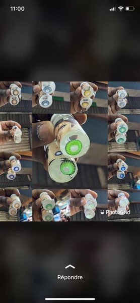 Lentilles colorées diversifiées