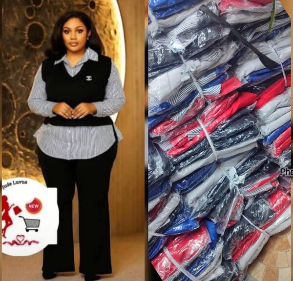 Chemisier rayé élégant femme