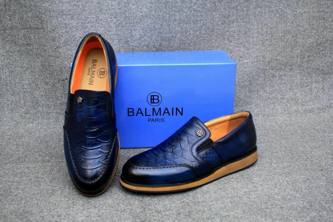 Mocassins en cuir Balmain