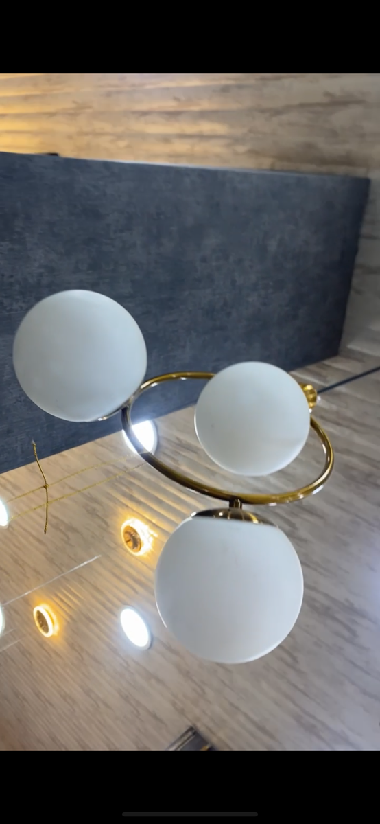 Suspension moderne 3 globes