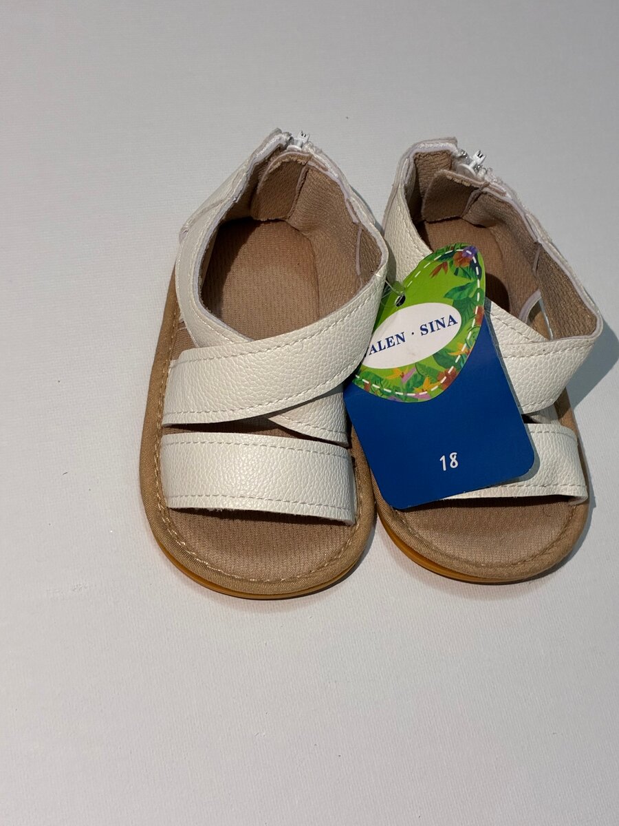 Sandales bébé blanches été