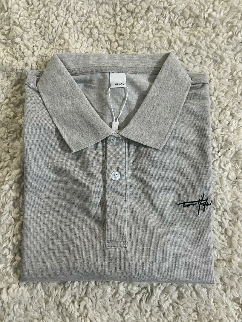 Polo Gris en Coton Léger