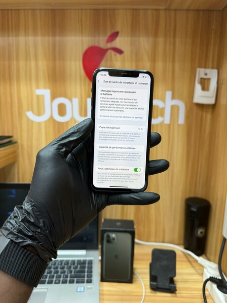 IPHONE 11 pro  Message écran