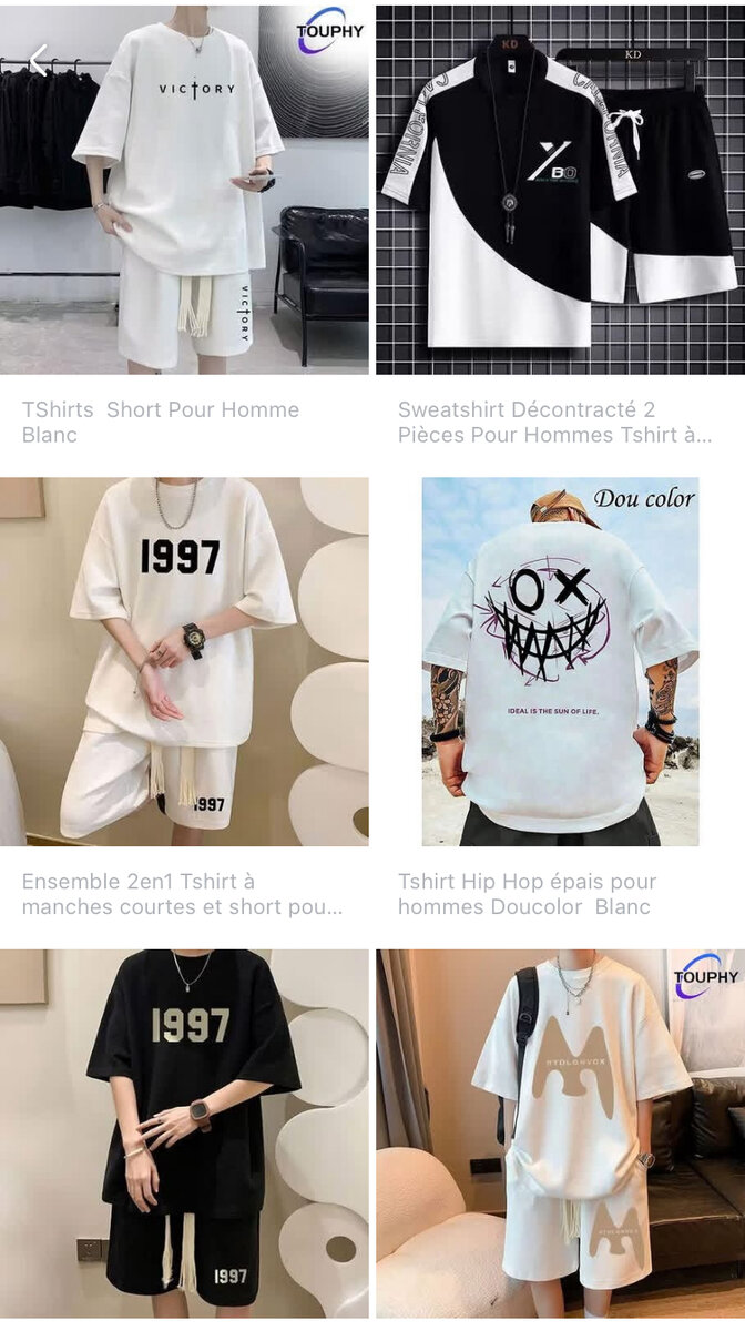 Ensemble Décontracté Homme 2 Pièces